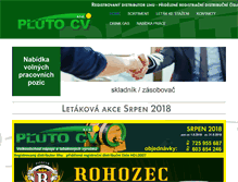 Tablet Screenshot of plutocv.cz